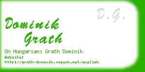 dominik grath business card